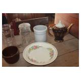 Vtg. Hall Teapot, Crock and More