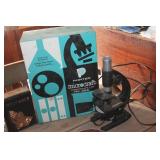 Vtg. Microscope untested and More