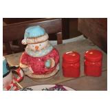 Christmas Teapot, Platter and More