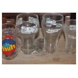 Vtg. Coke and Pepsi Glasses