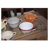 Vintage Rolling Pin, Teapot and More