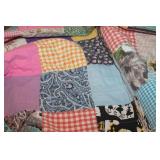 Vtg. Double Sized Quilt and More