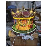 Lemax Carnival-Sights & Sounds: Santa Carousel-(34682-UK), Resin, Multicolor
