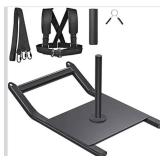 Kipika Weight Sled, Workout Sled, Fitness Strength Training Sled, Speed Training Sled for Athletic Exercise, Speed Improvement, Easily Through Obstacles, Suitable for 1\" & 2\" Weight Plate