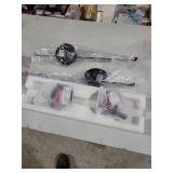 Battery Operated Wall Sconces Set of Two Rechargeable Wireless Wall Light with Remote Control Black 360Â° Rotate Magnetic Dimmable Cordless Wall Lamp for Living Room Bedroom Hallway 19.7 Inch