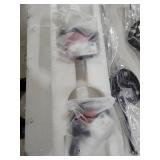 Battery Operated Wall Sconces Set of Two Rechargeable Wireless Wall Light with Remote Control Black 360Â° Rotate Magnetic Dimmable Cordless Wall Lamp for Living Room Bedroom Hallway 19.7 Inch