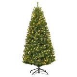 GOFLAME 4ft Pre-Lit Artificial Christmas Tree,