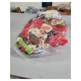 12 PCS 37 Inch Red Inflatable Stick Horse Balloons Durable PVC Horse Head on Stick for Western Cowboy Parties, Birthday Decorations, and Themed Events