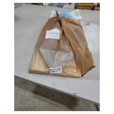 Honeydak Blue Laundry Basket Bow Hamper Coquette Laundry Basket Cotton Rope Blue Hamper 15 x 17.7 Inches Toy Box Large Coquette Bow Teens Girls Room Storage for Blanket Toys Clothes Organization