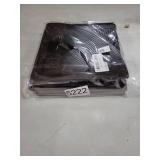 SAYEEC 2Pcs Magazine Holder Plastic File Sorter Binder Holder for Desk Folder Organizer Stand Book Shelf Dividers Vertical Filling Storage Rack Desktop Bookshelf Display Box for Office School (Black)