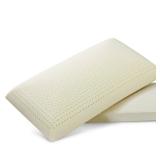 ECQOLRA 100% Natural Talalay Latex Pillow, Luxury Queen Size Firm Support Sleeping Bed Pillow for Side, Back, and Stomach Sleepers, Extra Soft Latex Foam Pillow, Removable Breathable Cotton Cover