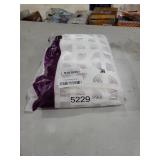 jinchan White Curtains 96 Inches Long 2 Panels for Living Room Linen Textured Grommet Curtains Light Filtering Window Drapes for Bedroom