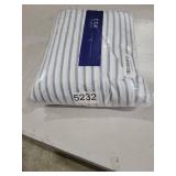 Extra Deep Cal King Sheet Set - 6 Piece Breathable and Cooling Sheets - Hotel Luxury Bedding for Women, Men, Kids & Teens - Easy Secure Fit - Soft & Wrinkle Free - Extra Deep Pockets - Blue Stripes
