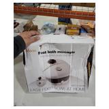 GEHONA Collapsible Foot Spa Bath with Heat,Foot Massager with Two Side Supports,Leakage Protector,Temperature Control,Bubbles,Red Light,Timer,Feet Spa Tub,Feet Soaker,Gifts (Black)