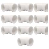 YSIL 10Pack PVC Fittings 1â 90 Degree Elbow(Socket X Female Thread) PVC Hose Adapter Connectors Elbow