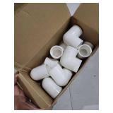 YSIL 10Pack PVC Fittings 1â 90 Degree Elbow(Socket X Female Thread) PVC Hose Adapter Connectors Elbow