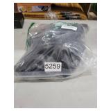 Weewooday 8 Pack Outdoor Extension Cord Safety Cover Water Resistant Seal Housing Capsule Shaped Electrical Outlet Weatherproof Outdoor Cover Waterproof Electric Safety Connection Box (Black)