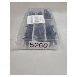 GOOACC 115 Pcs Automotive Nylon Universal Pop Rivet Assortment - 6 Most Popular Sizes & Applications for GM Ford Chrysler VW