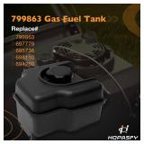 Fuel Tank with Cap Compatible with 799863 B&S Most 121000, 122000 Model Engines Replaces# 799863 694260 698110 695736 697779