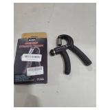 AIXPI Grip Strength Trainer, Hand Grip Exerciser Strengthener with Adjustable Resistance 11-132 Lbs (5-60kg), Forearm Strengthener, Hand Exerciser for Muscle Building and Injury Recover Black 1 Pack