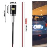 Frienda 10 Pcs Motorcycle License Plate Light 12v LED License Plate Light Bright Aluminium Tag Lights Screw Bolt Lamp for Car Truck Motorcycle Bike RV ATV