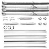 Grill Replacement Parts for Charbroil Performance 4 Burner 463354021 463365522 463353021 463351021 463351221, G327-2100-W1 Burner, G325-0002-W1 G428-5102-W1 Heat Tent, Igniters, Crossover Tube