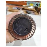 MiuBrty Battery Operated Lamp with Auto-Off Timer, Cordless Table Night Light for Bedroom & Entryway, Portable LED Lamp for Home, Outdoor, Camping No Battery Included (Wine Glass Design-Smoke Blue)