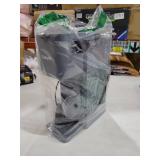 Tastyle Mini Hot and Iced Coffee Maker Single Serve, for K Cup and Ground, 6 to 14 Oz Brew Sizes, with Recipe Book, for Home, Travel, RV, Office and Dorm, Elegant Gray