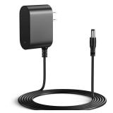 WUKUR 9V 2A Power Adapter for Crosley Record Player Power Cord, Charger for Crosley Cruiser Portable Turntable Record Player CR8005A CR221 CR8005C I II III Series, 5.9ft Cable (Not for 5V or 12V)