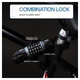 Bike Lock | Heavy-Duty Anti-Theft Bicycle Lock for Maximum Security | Durable & Weather-Resistant 5 Digit Security Combination Lock for Bikes | Bike Lock by Revas