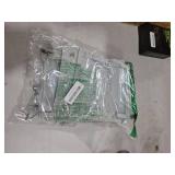 Tunnkit Vinyl Roll Holder - 36 Compartments Vinyl Storage Organizer with 7 Mesh Pockets Storage, Wall Mount/Over The Door Vinyl Roll Storage, with 2 Hooks and 2 Hanging Straps (Grey)