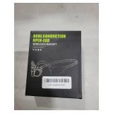 MZYQCY Bone Conduction Headphones,Open Ear Wireless Bluetooth 5.4 Headphones with Mic IPX6 Waterproof Sport Bluetooth Headset 15H Playback for Running,Cycling,Walking,Outdoor (Orange)