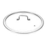 Stainless Steel Glass Lid for 12 Inch Pans and Pots, Tempered Cover for Cooking Pans, Dishwasher & Over Safe 30 cm