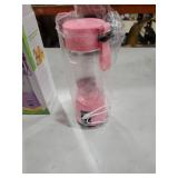 Personal Size Portable Blender - Cordless Mini Blender Make Smoothies & Shakes, 380Ml BAP Free Traveling Cup, Quickly Squeezed in Office/Picnic/Sports/Home