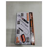 HORUSDY 4 - PIECE Magnetic Pickup Tools Kit | Extendable Telescoping Magnet Pick Up Tool Set 7-30.5" & 5-25" | Bend-It Flexible Magnetic Sweeper | Collapsible Parts Tray for Garage Workshop Yard