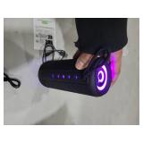 dotn Portable Bluetooth Speaker, 2026 Bluetooth 5.4 Wireless Speaker with 20W HD Loud Stereo Sound, 20H Playtime, LED Lights, IP7, TWS Pairing, Built-in Mic, for Outdoor, Home, Beach, Party, Gift