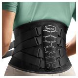 FREETOO Back Brace for Lower Back Pain Relief with Pulley System,Lumbar Support Belt for Men & Women with Lumbar Pad, Ergonomic Design and Soft Breathable 3D Knit Material,for Herniated Disc,Sciatica