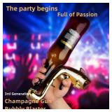 GPUOS Champagne or Beer shooter, Beer Gun Shooter,Bubbly Blaster For Party/Birthday/Christmas/Hallowmas,Champagne Gun Shooter for Bubbly Water