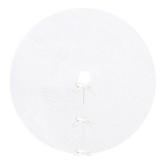 SevenFish 48 inch Plain White Christmas Tree Skirt Large Double Layers Soft Burlap Tree Skirt for Merry Christmas Party Traditional Christmas Tree Decorations