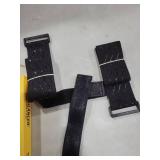 Trilancer Elastic Cinch Straps with Anti-Slip Strips, 5 Size Combo(10-Pack) Heavy Duty Hook and Loop Storage Straps for Extension Cords,Cables, Ropes, Hoses, Bike, RV, Pant Garters,Garage Organization