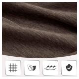 MEETSKY Couch Cover for Dogs, Sofa Covers for Pets Washable, Chenille Sofa Covers for 2 Cushion Couch Sofa with Tassels, Love Seat Couch Covers for Sofa, 71\" x 118\", Dark Chocolate