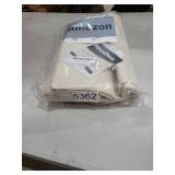 PrinceDeco 100% Blackout Linen Curtains for Bedroom Rich Textured Window Curtain Room Darkening Thick Thermal Curtain for Living Room Light Blocking Curtains & Drapes 84 Inches 2 Panels,Bleached Sand