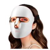 tinkoola Red Light Therapy Mask for Face & Neck, LED Face Light Therapy,USB C Rechargeable,Infrared Mask - $97.99