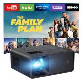 CiBest Mini Projector, Upgraded Full HD 1080P Support Video Projector, Portable Small Movie Projector, Compatible with iOS/Android/Windows/TV Stick/Box/USB/HDMI