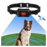 GPS Wireless Dog Fence, Electric Training Dog Collar Fence System for Dogs and Pets with Waterproof & Rechargeable Collar Receiver,Adjustable Warning Strength, Radius up to 1000 Yards