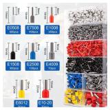 Wire Ferrules Kit  with 1800PCS Wire Ends Terminals for AWG 23-7 (0.25-10mmÂ²) Gauge, Self-Adjusting Ratchet Pliers for Audio, Automotive, DIY