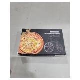 Bicycle Pizza Cutter Wheel - Gifts for Cyclists, Men, Dad, Bike Lovers - Funny Kitchen Gadgets - Cool Fatherâs Day, Christmas, Birthday, White Elephant Gifts - Stainless Steel Pizza Slicer(Red)