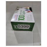 PREXTEX Christmas String Lights with Green Wire - 100 Count, 20 Ft Multicolored Christmas Tree Lights for Xmas Decorations Indoor and Outdoor - Incandescent String Light for Patios, Fences, Holidays