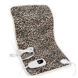 Deepsoon Heating Pad,Electric Heating Pads for Back,Neck,Abdomen,Moist Heating Pad for Shoulder,Knee,Arms,Legs,Dry/Moist Heat & Auto Shut Off,Christmas Gifts for Men and Women,Leopard Print,24x12 Inch