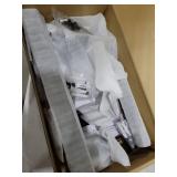 Matte Black Bathroom Accessories Set, KLJKPA 4 Pieces Bathroom Hardware Set, 24 inch Towel Bar, Towel Racks for Bathroom, Robe Towel Hooks, Toilet Paper Holder Wall Mounted